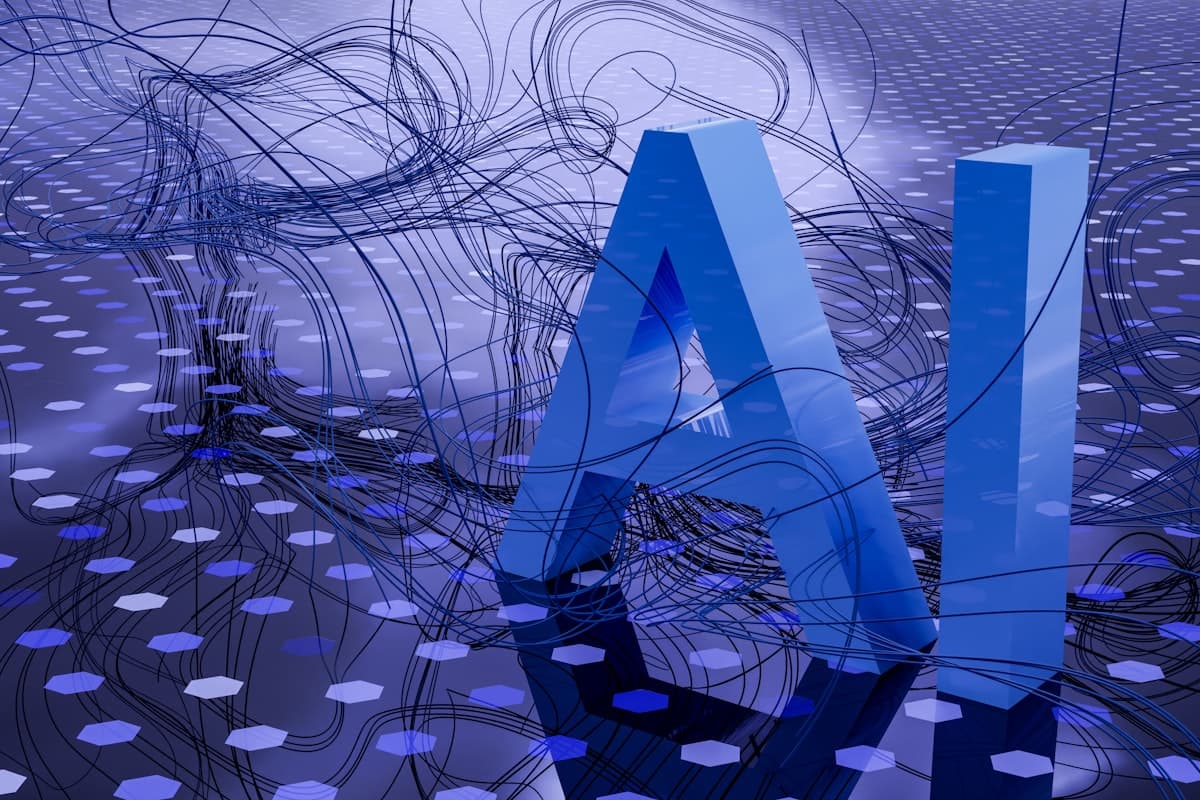 Visual representation of artificial intelligence applied to a business context